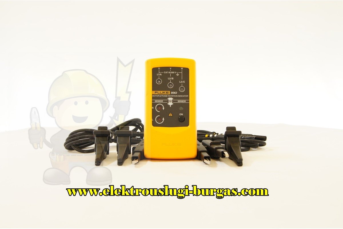 Тестер за поредността на фазите FLUKE 9062