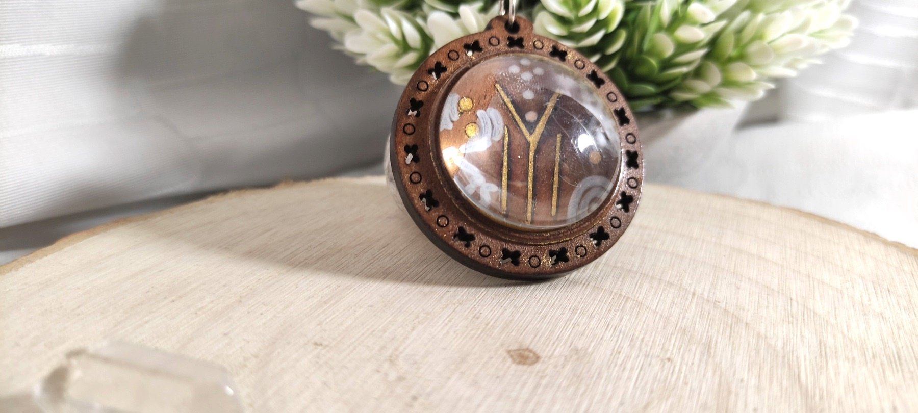 Амулет | рода Ду̀ло - жълт