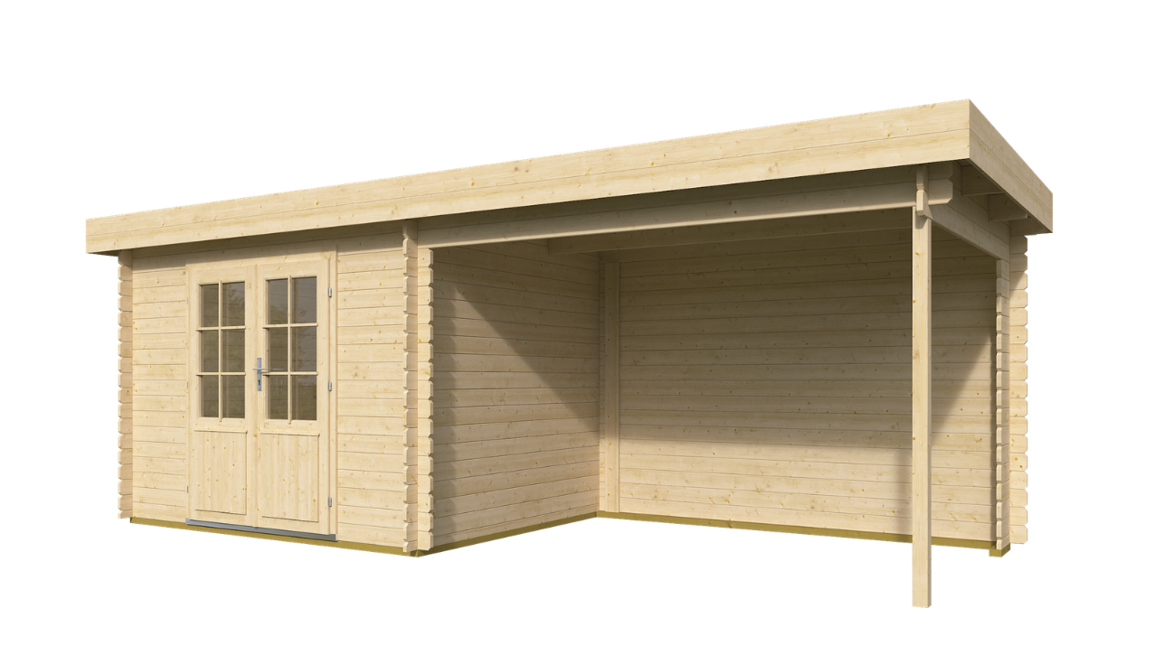 IVA GARDEN HOUSE 220 × 280 – компактна сглобяема дървена градинска къща | IVASTROY 2006