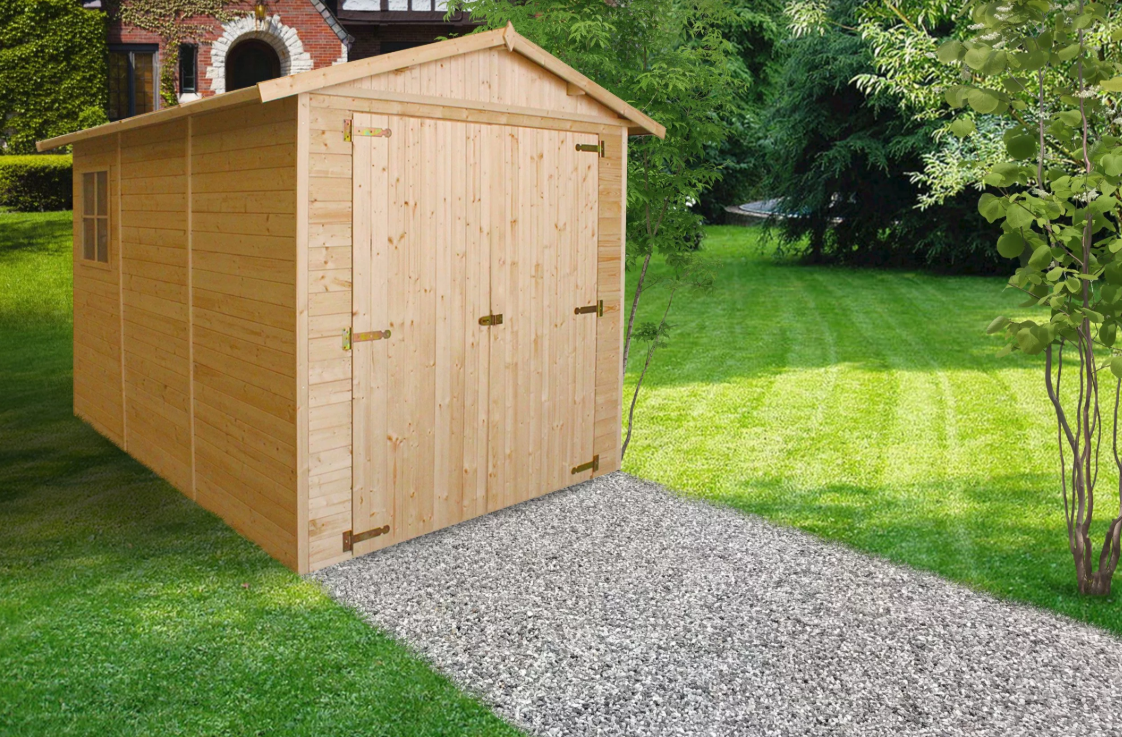 Дървени гаражи и навеси IVA COMFORT | Сглобяеми конструкции | IVASTROY 2006