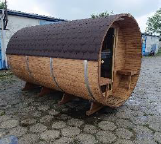 IVA SAUNA Barrel 3.0 m + Terrace 0.4 m