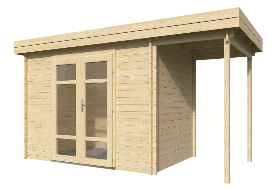 IVA GARDEN HOUSE B – компактна сглобяема дървена градинска къща за двор | IVASTROY 2006