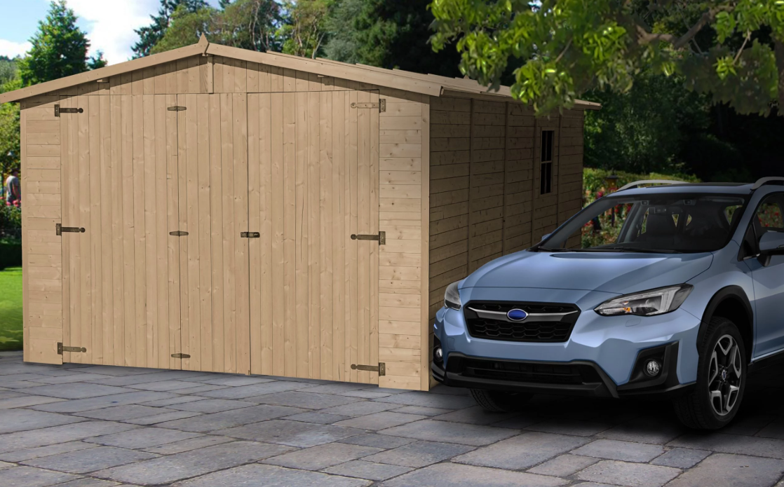 Дървени гаражи и навеси IVA COMFORT | Сглобяеми конструкции | IVASTROY 2006