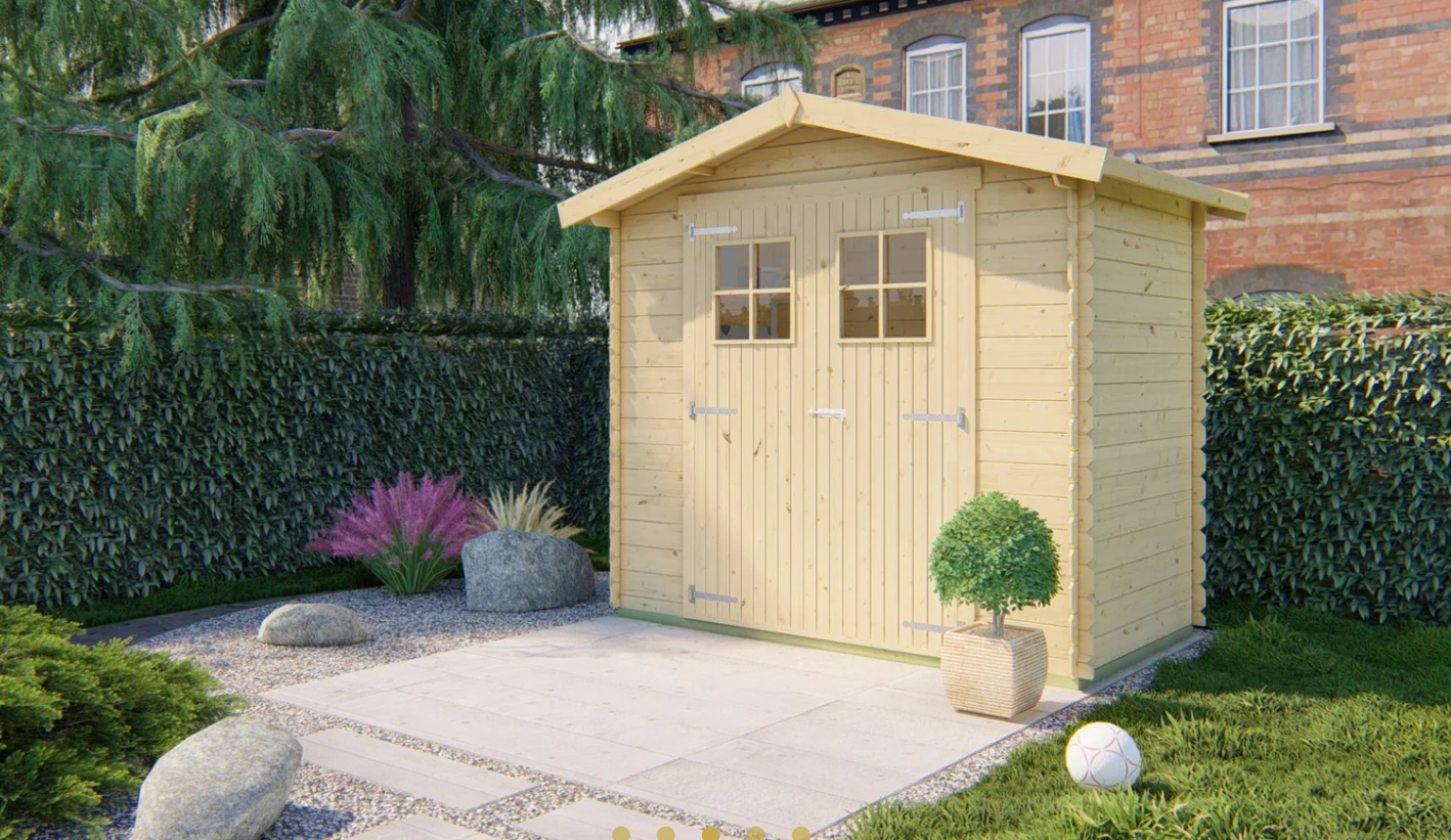 IVA STORAGE 248 PRO – сглобяем дървен навес за градина | IVASTROY 2006