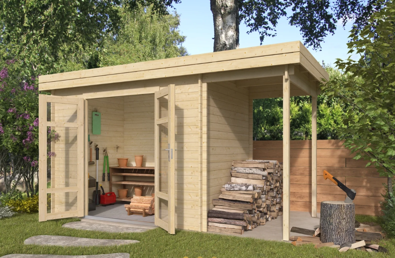 IVA GARDEN HOUSE B &ndash; компактна дървена градинска къща 4,97 m²