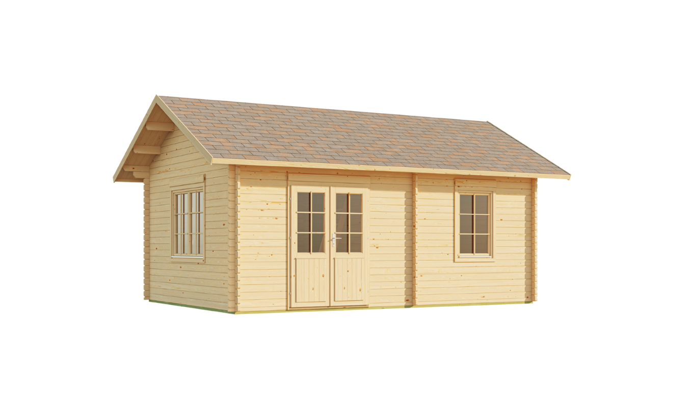 IVA HOUSE LOFT 40 – сглобяема дървена къща 31.39 m² | IVASTROY 2006