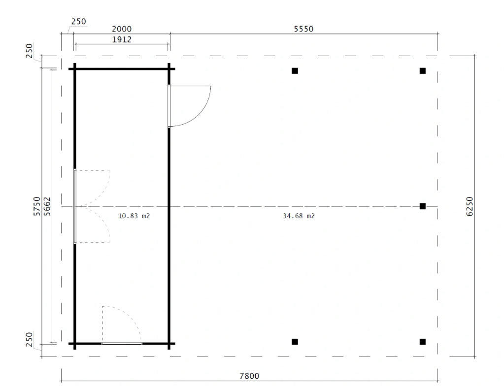 Дървени гаражи и навеси IVA COMFORT | Сглобяеми конструкции | IVASTROY 2006