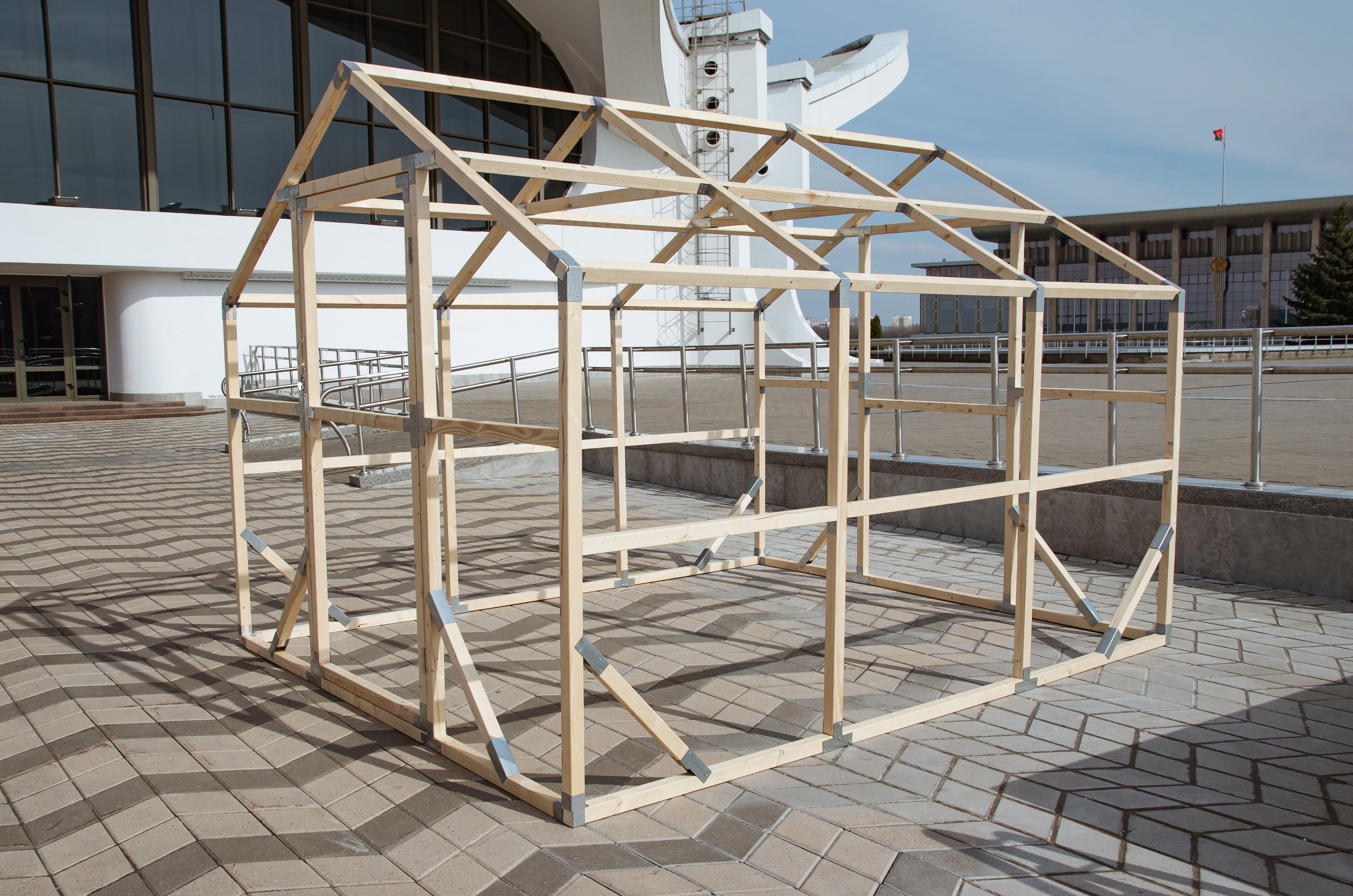 Дървена оранжерия IVA CASA 260 PRO – сглобяем комплект за градина | IVASTROY 2006