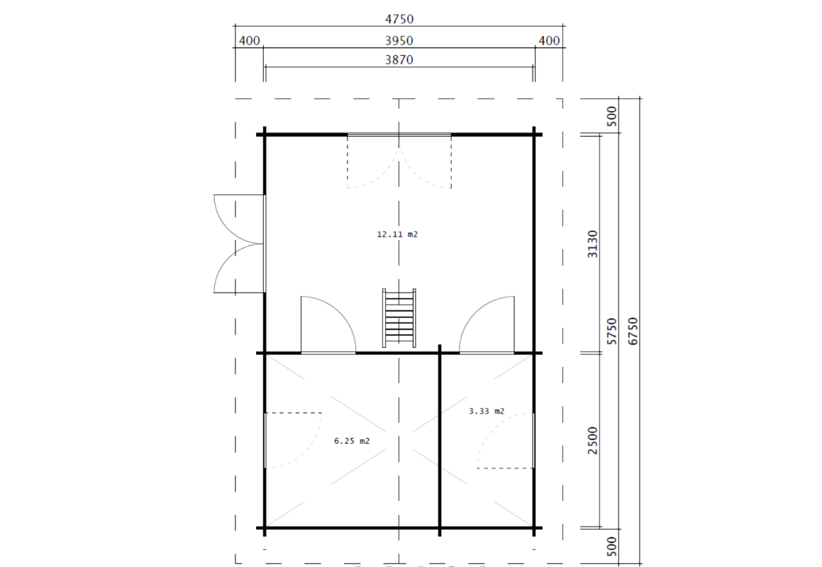 IVA HOUSE LOFT 40 – сглобяема дървена къща 31.39 m² | IVASTROY 2006