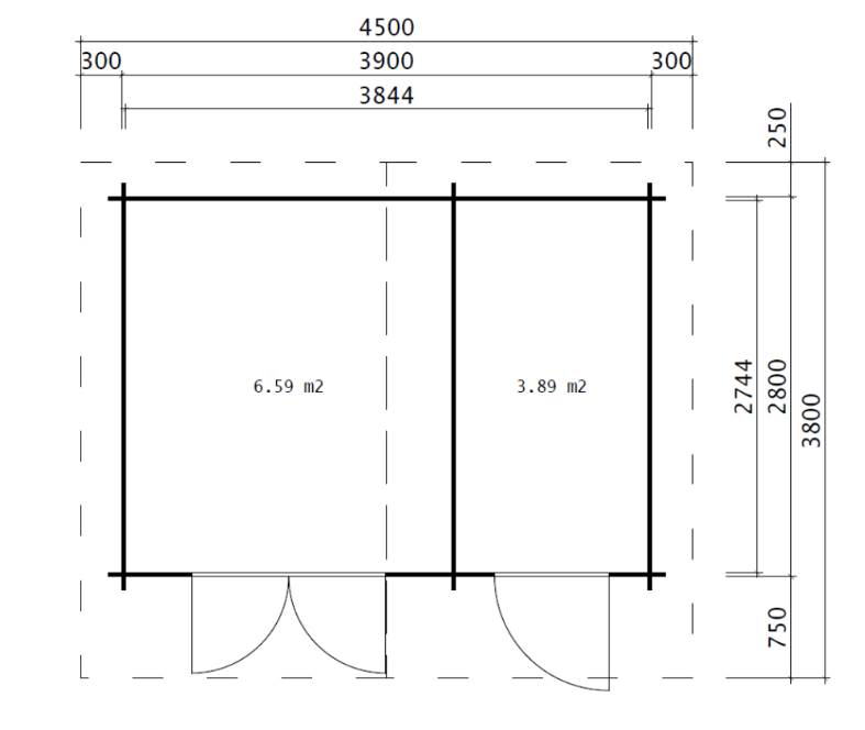IVA GARDEN HOUSE 390 × 280 – сглобяема дървена градинска къща | IVASTROY 2006