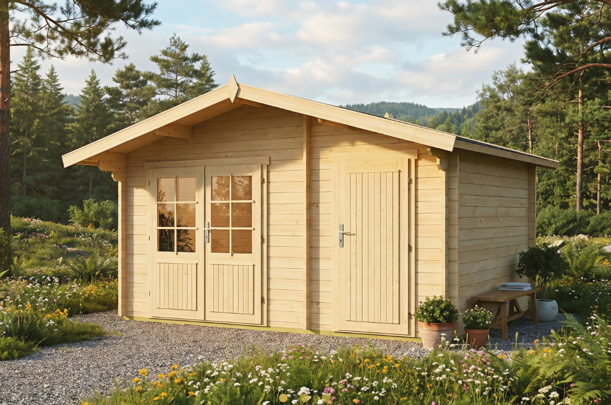 IVA GARDEN HOUSE 390 × 280 – сглобяема дървена градинска къща | IVASTROY 2006