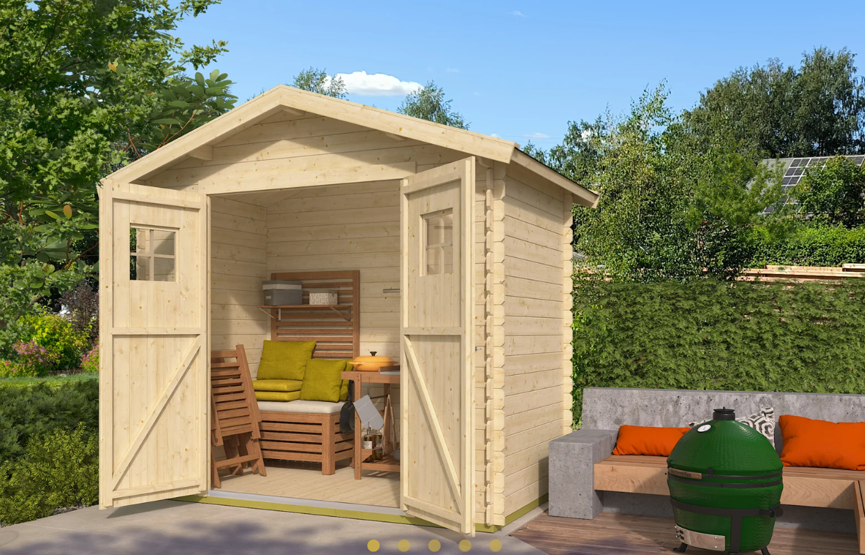 IVA STORAGE 248 PRO – сглобяем дървен навес за градина | IVASTROY 2006