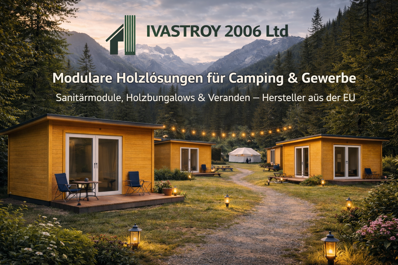 Hersteller von Holzmodulen für Camping & Glamping | IVASTROY 2006