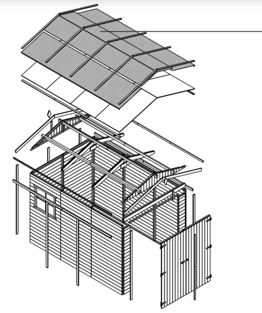 Дървени гаражи и навеси IVA COMFORT | Сглобяеми конструкции | IVASTROY 2006