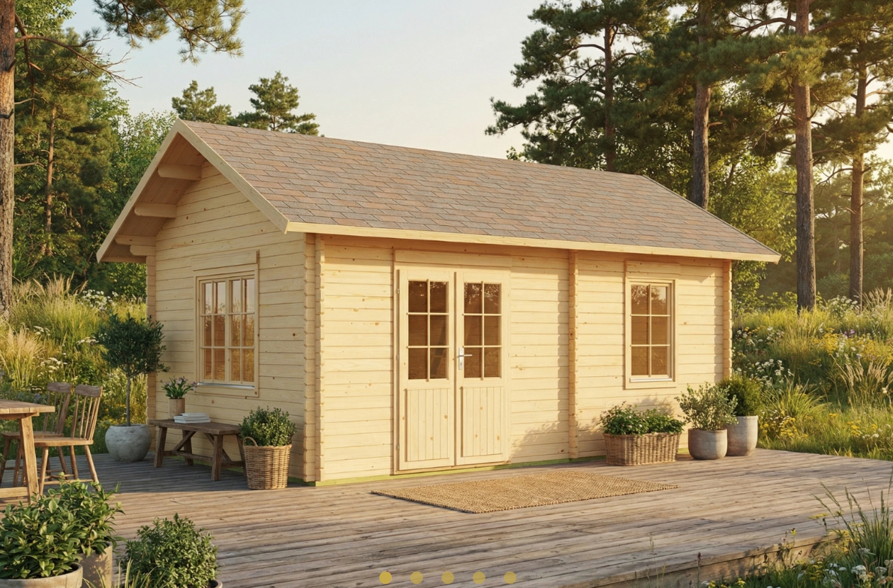 IVA HOUSE LOFT 40 – сглобяема дървена къща 31.39 m² | IVASTROY 2006