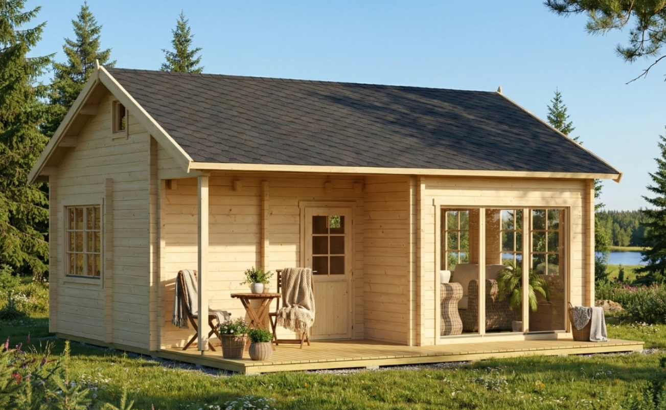 IVA HOUSE 70 &ndash; 39 m² с тераса и спално ниво