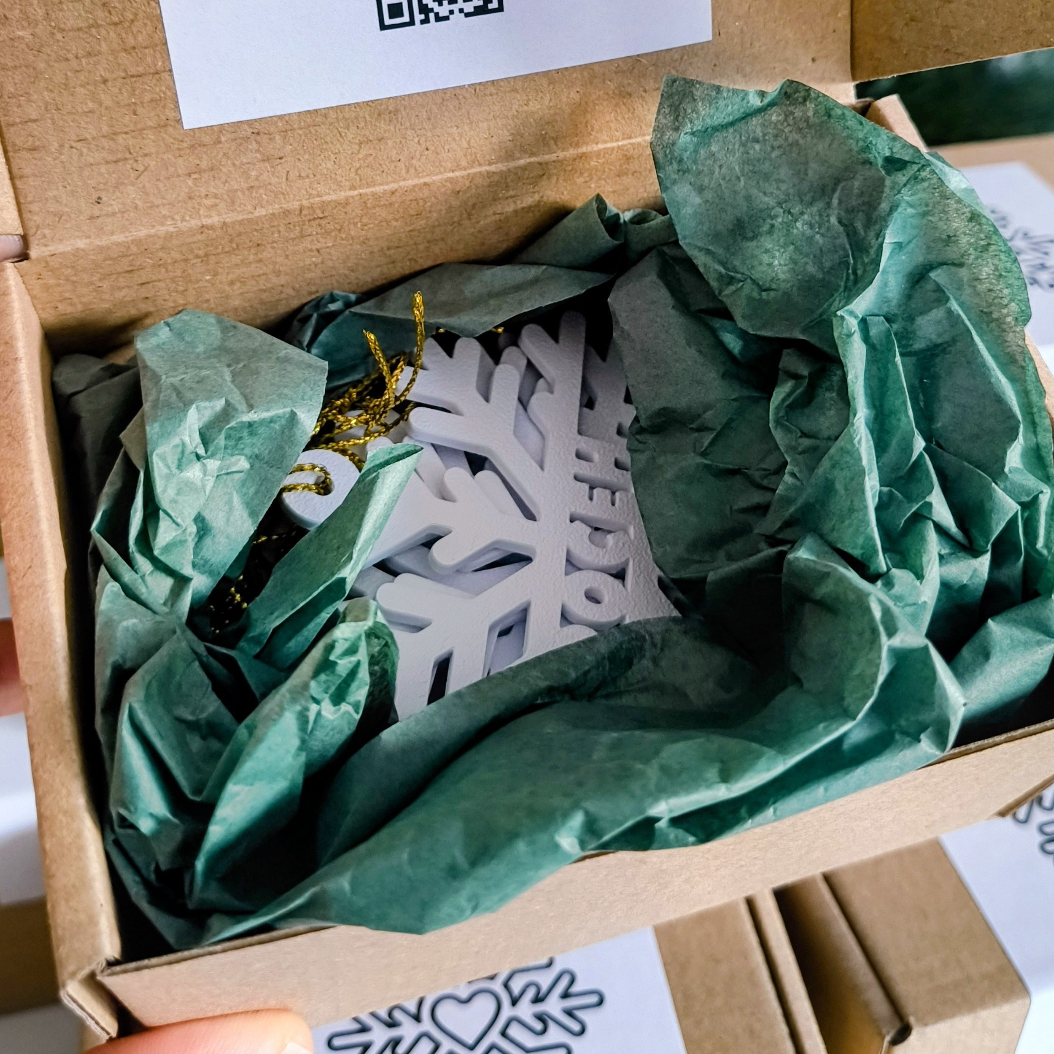 LIMITED3D #1 | Персонализирани коледни снежинки за елха