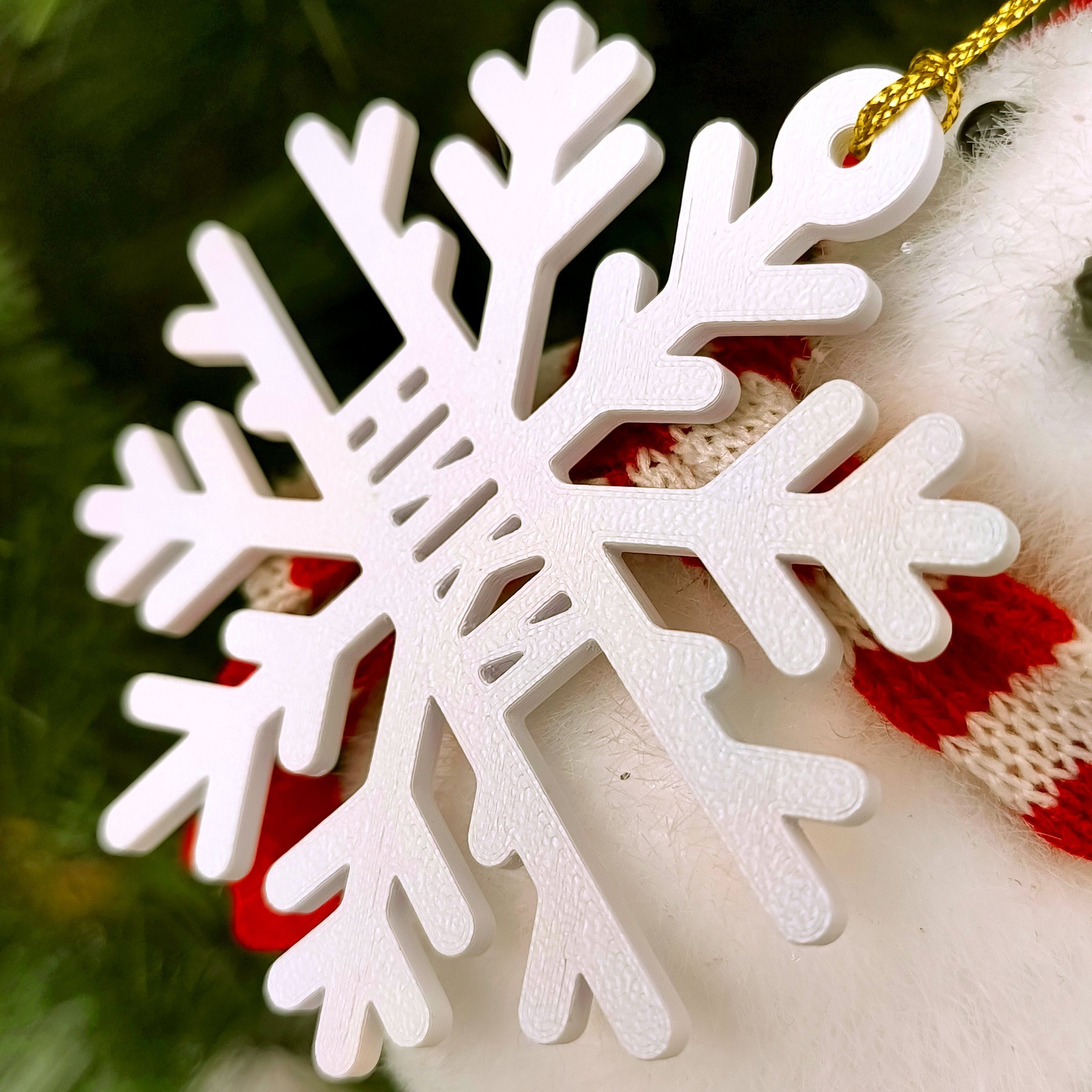 Персонализирани коледни снежинки за елха от LIMITED3D