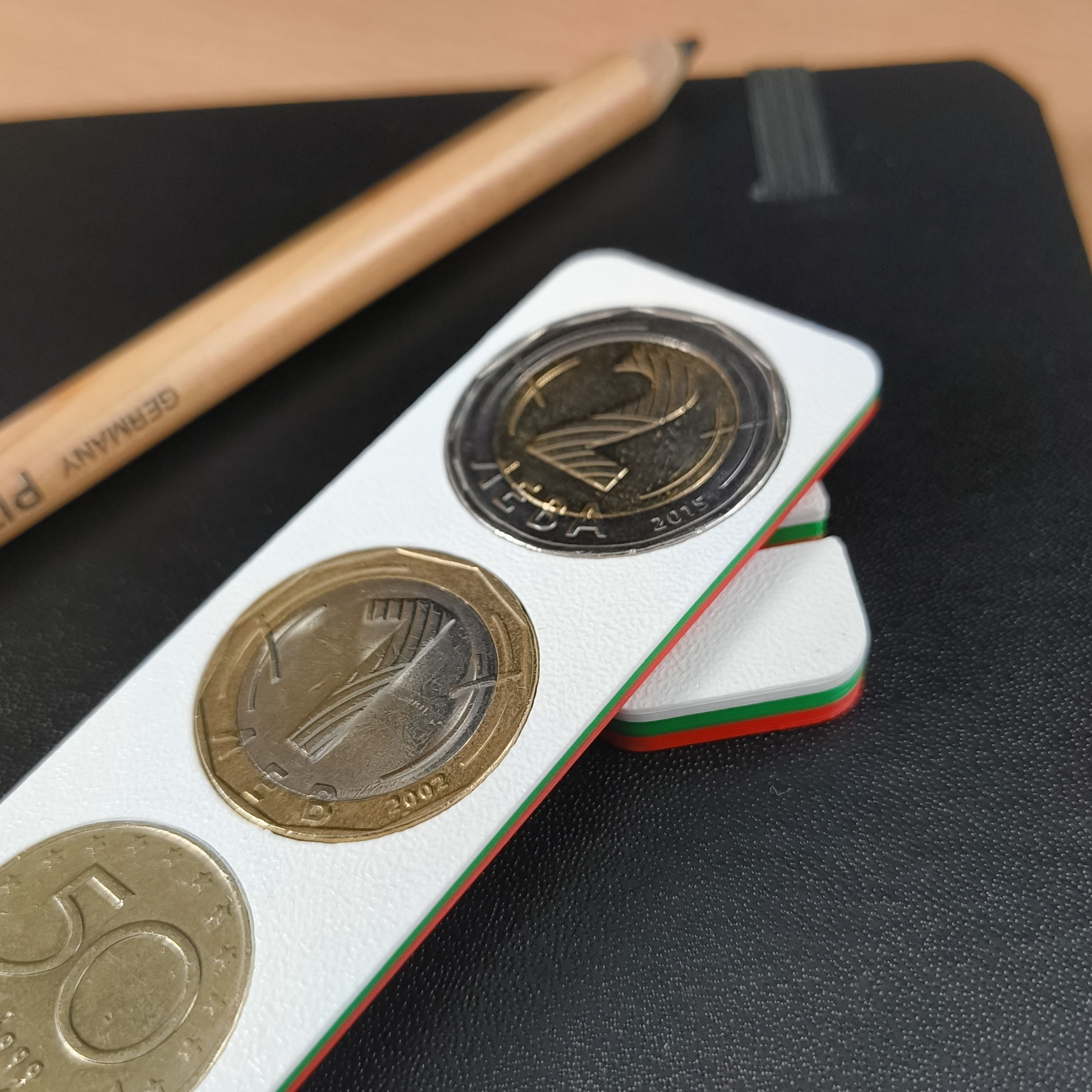 Колекционерска стойка за евро монети от LIMITED3D