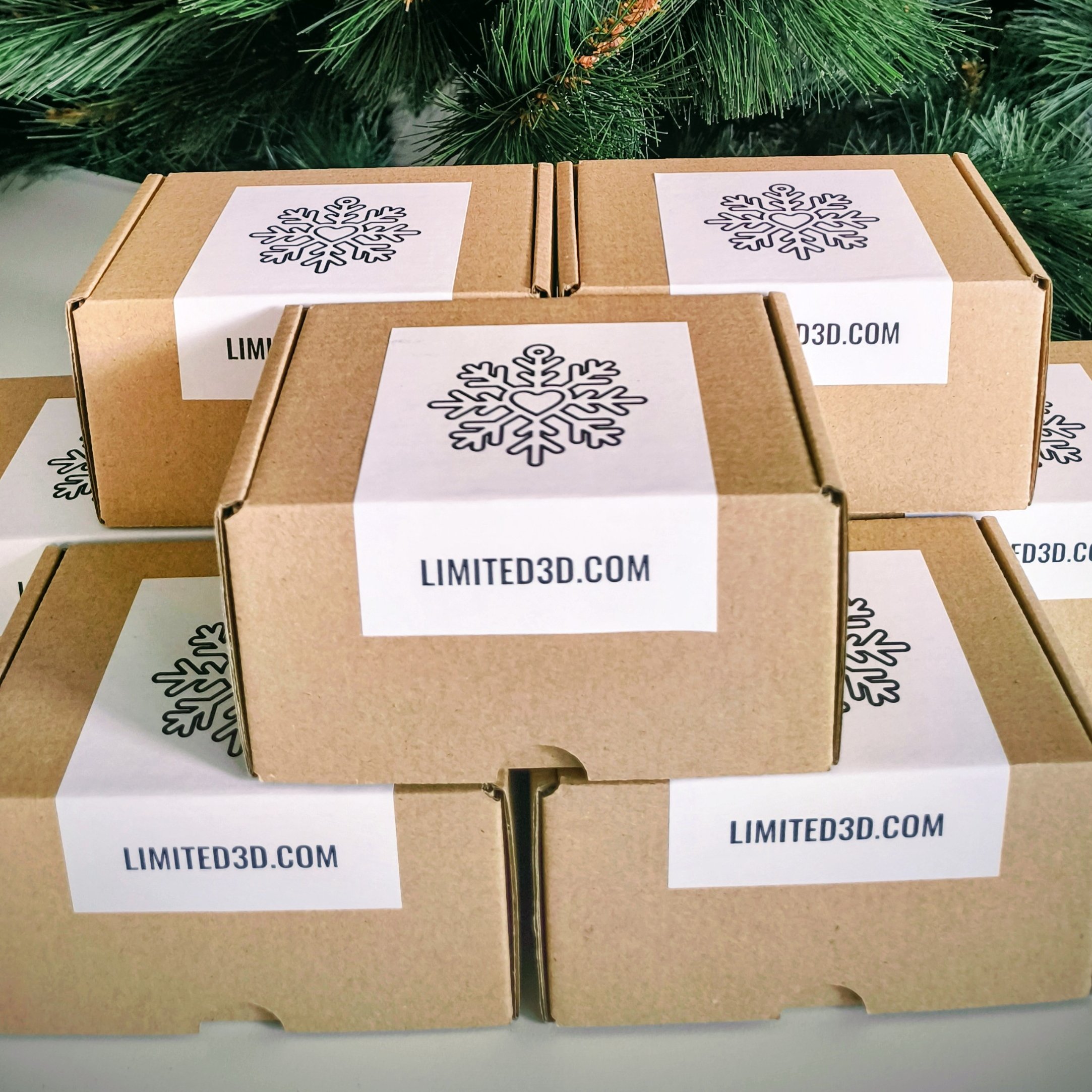 LIMITED3D #1 | Персонализирани коледни снежинки за елха