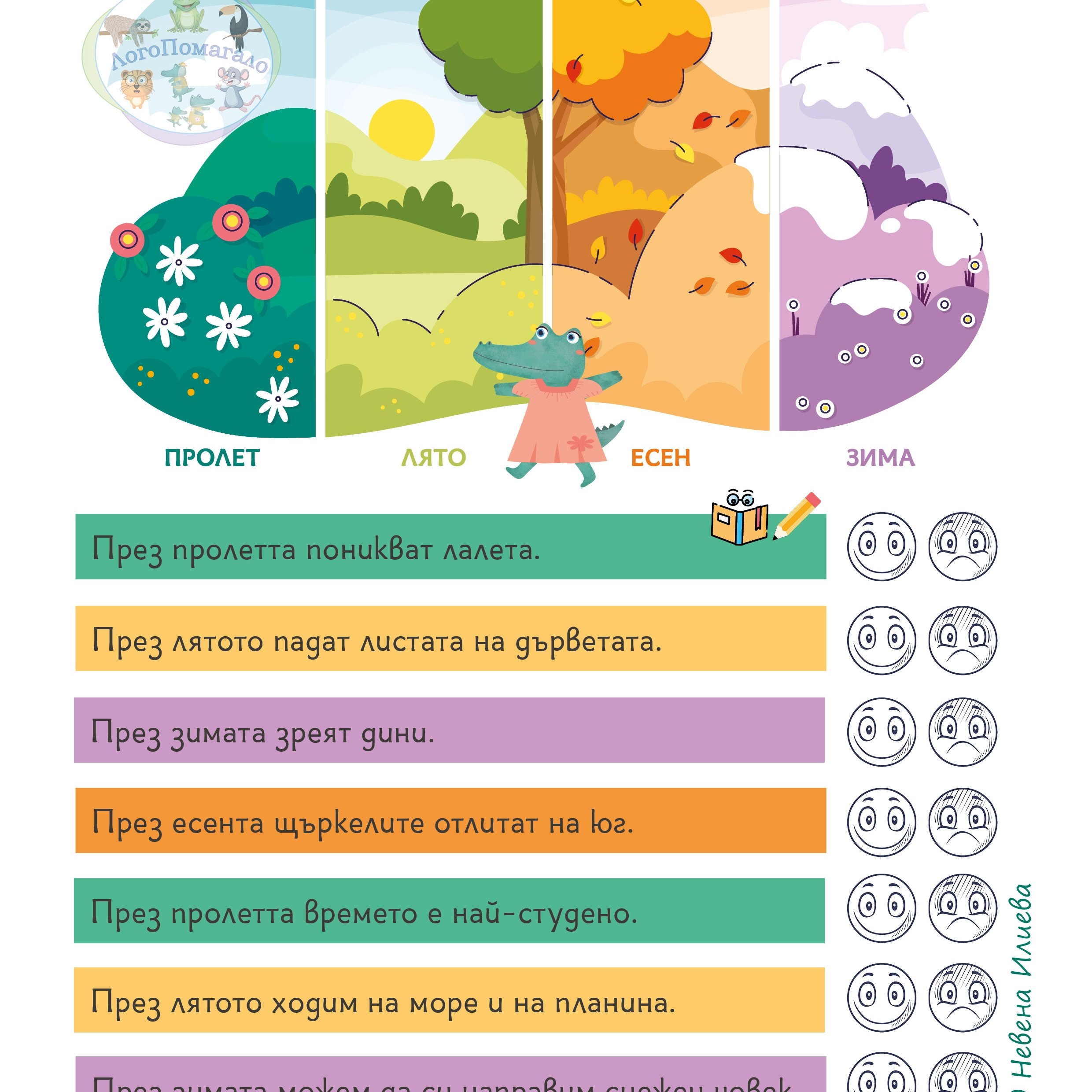 Семейство Нилови-Крокодилови и звуковете [Р] и [Л]