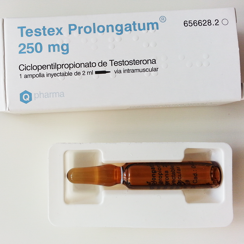 Testex Prolongatum - тестостерон циклопентилпропионат 2ml / 250mg