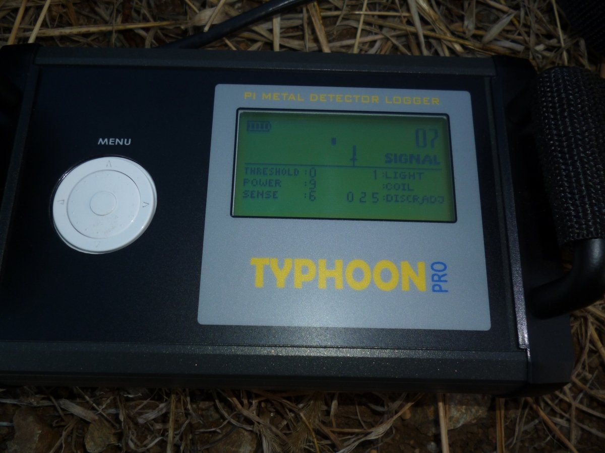 Typhoon 3D Pi Metal Detector LOGGER Works witn frame and a coil for individual search.