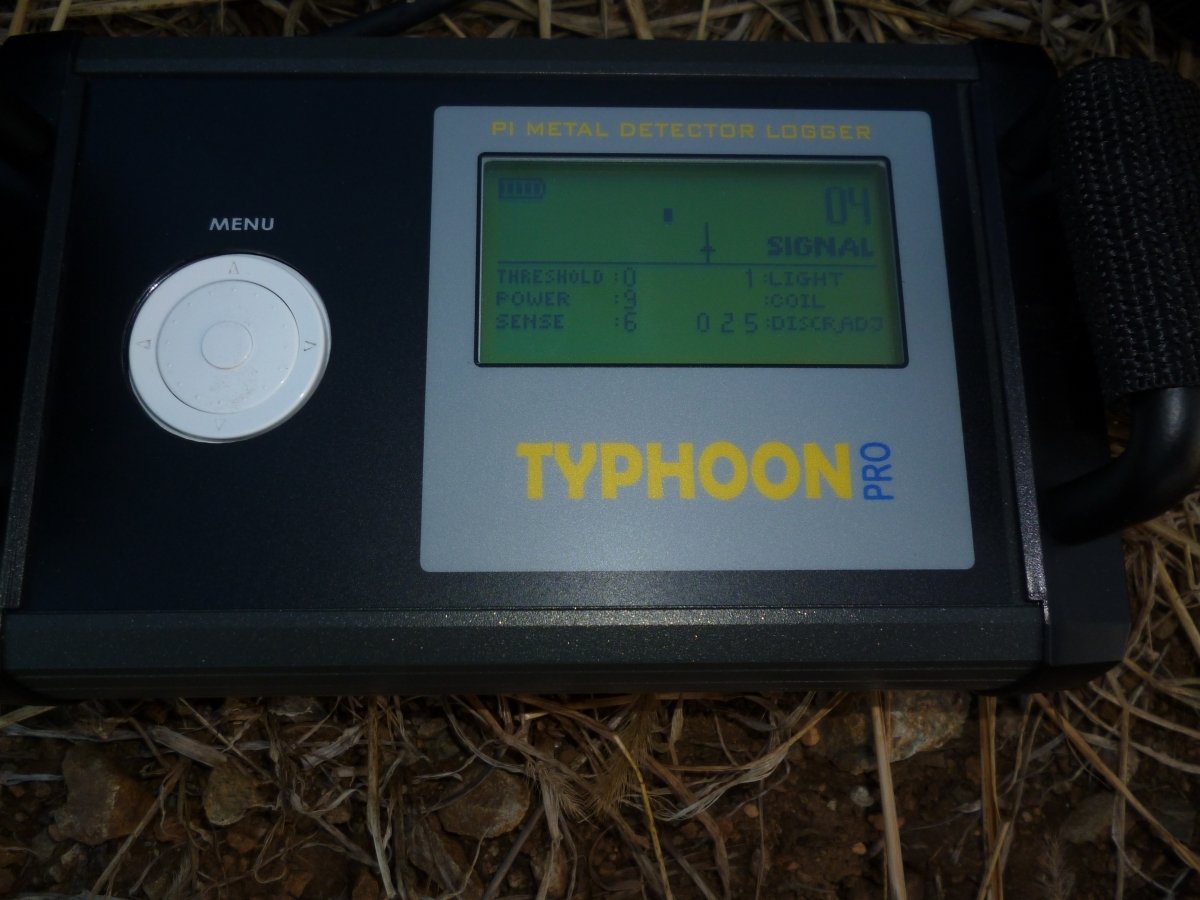 Typhoon 3D Pi Metal Detector LOGGER Works witn frame and a coil for individual search.