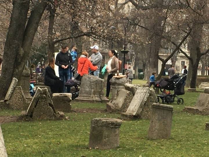 Г-жо Фандъкова, разпоредете санкции за пируващите върху древните каменни фрагменти (2-18 век) в Докторската градина!