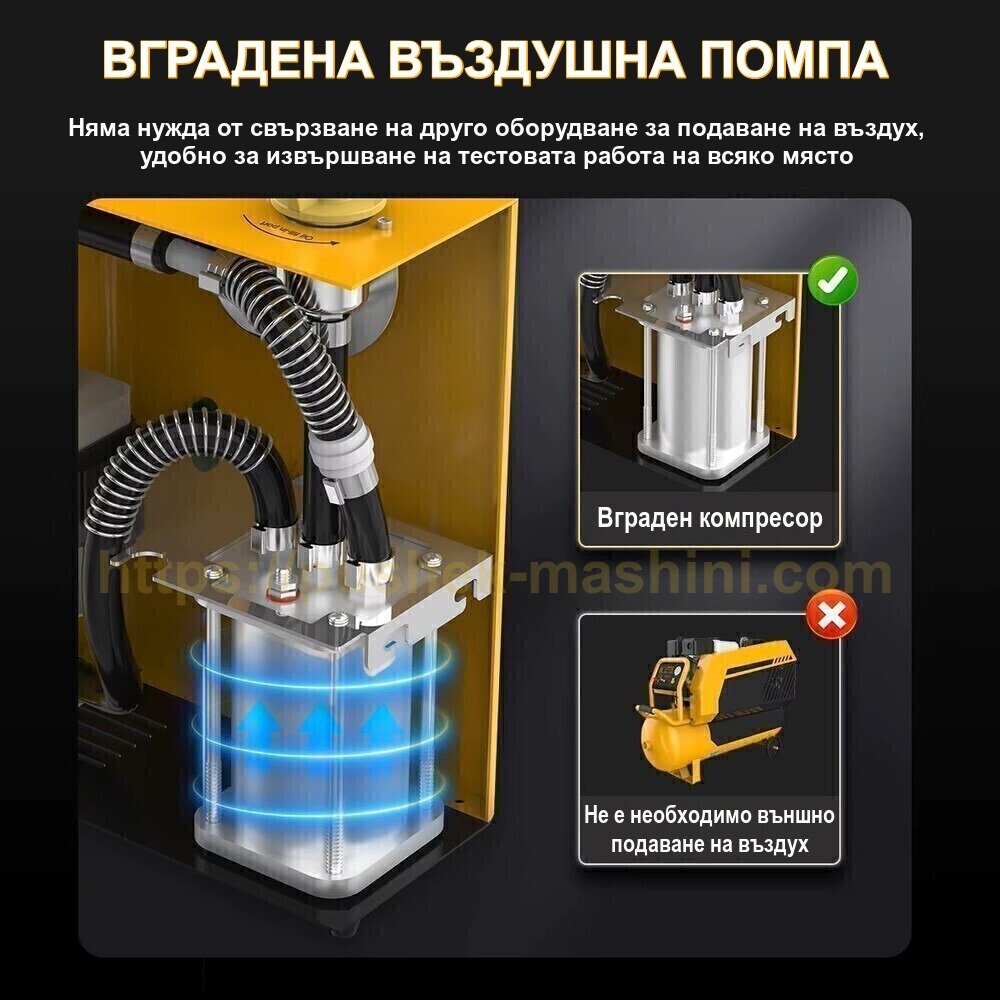 Димогенератор за откриване на утечки с пушек AUTOOL SDT203