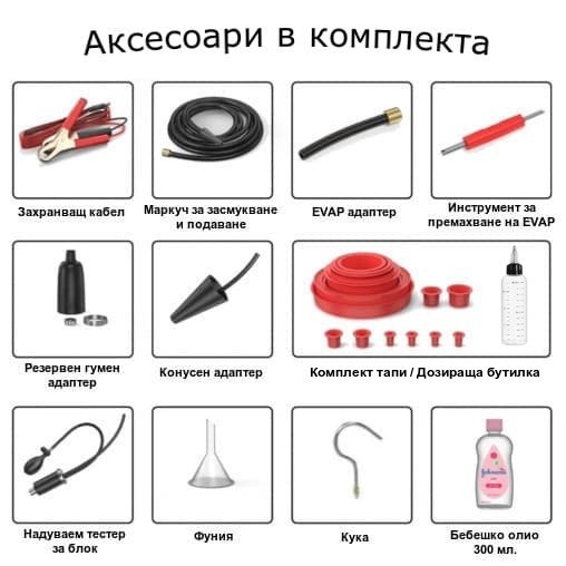 Димогенератор за откриване на течове и автодиагностика