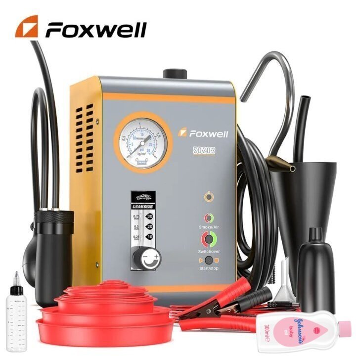 Авто тестер за откриване на течове с въздух и дим FOXWELL SD203