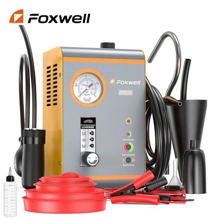 Авто тестер за откриване на течове с въздух и дим FOXWELL SD203