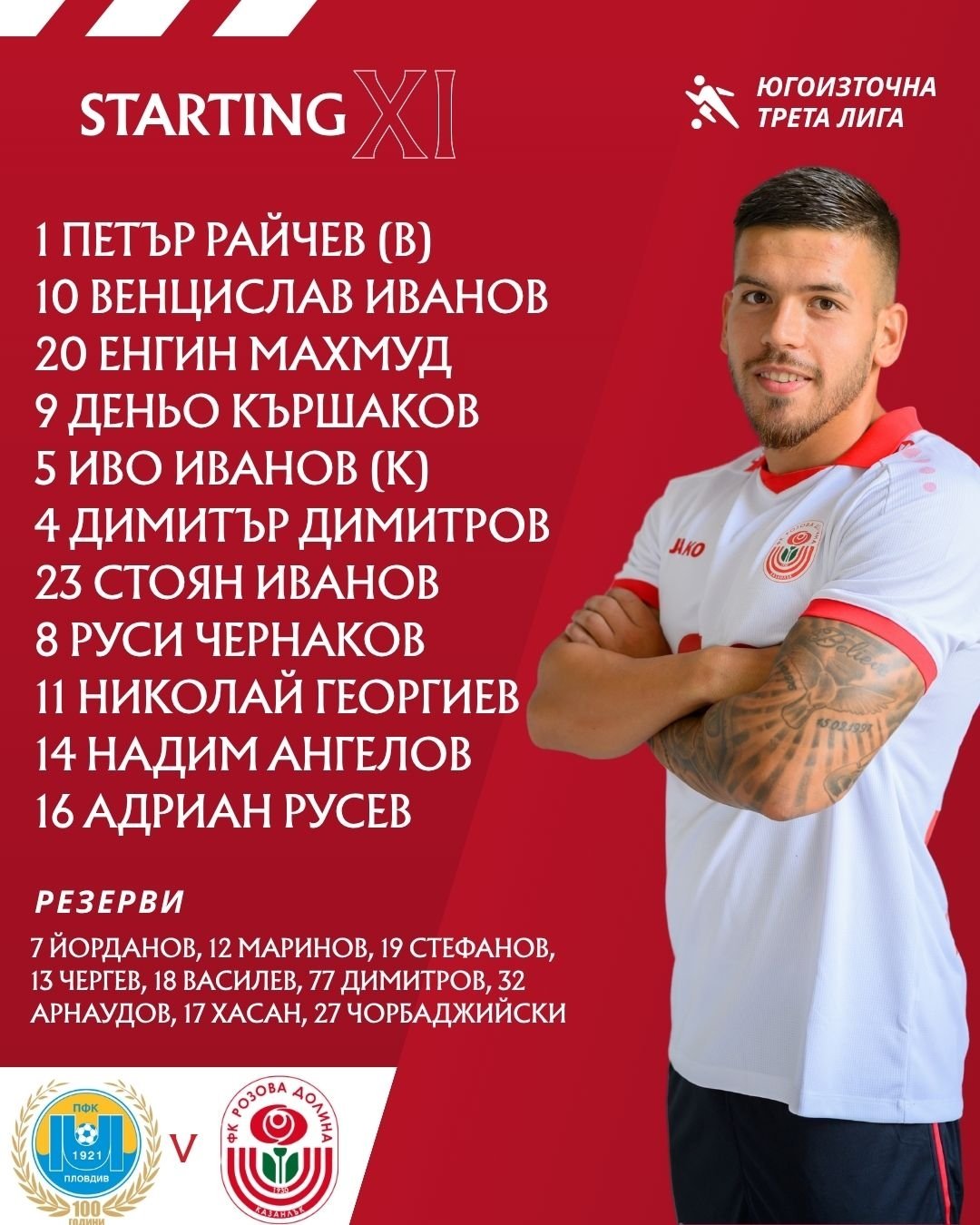 15 кръг: Марица 1921 (Пловдив) - Розова долина (Казанлък)