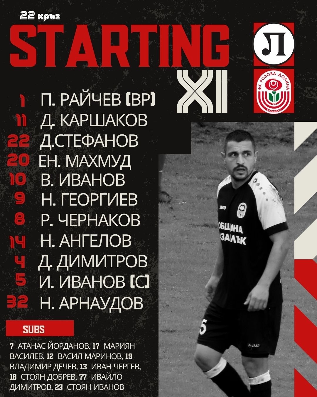 22 кръг: Локомотив 1926 II (Пловдив) - Розова долина (Казанлък)