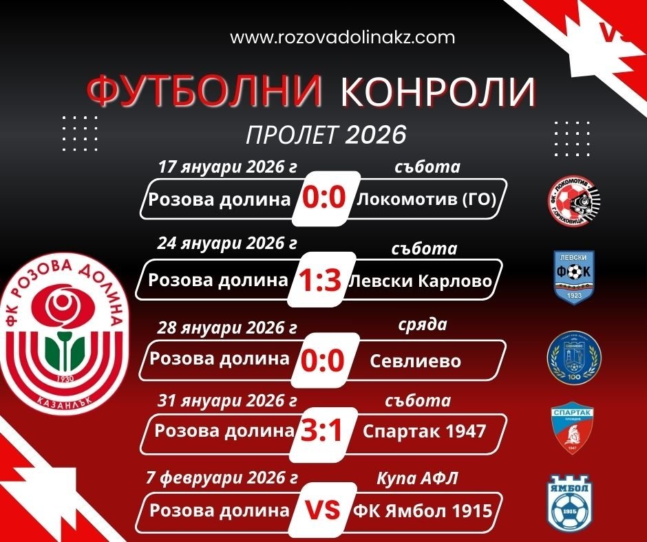 ФК РОЗОВА ДОЛИНА