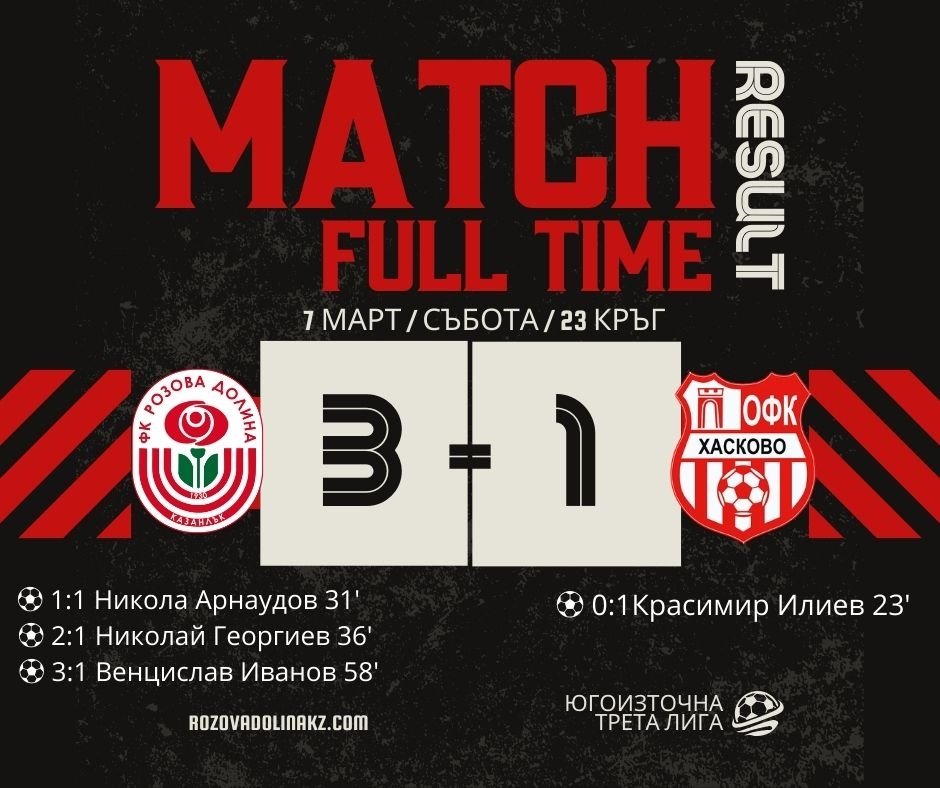 ФК РОЗОВА ДОЛИНА