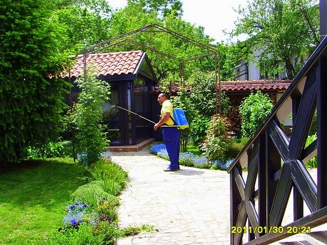 Почистване на дворове по договаряне и вертикална планировка
