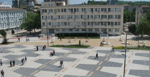 Центъра на Търговище