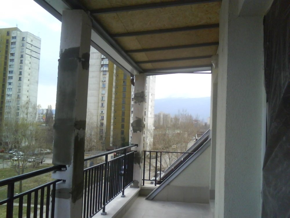 усвояване на тераса - зидане, покриване, остъкляване и приобщаване